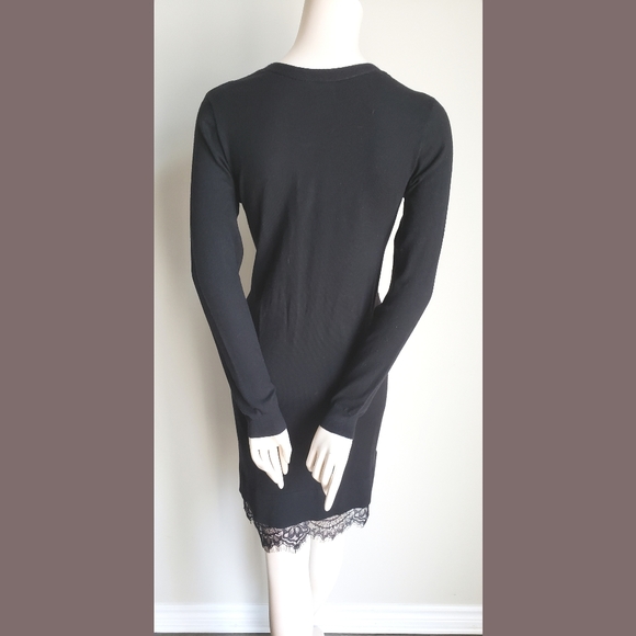 Ann Taylor Lace Bottom Sweater Dress - Picture 8 of 10